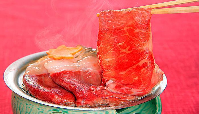 信州和牛の源泉蒸し