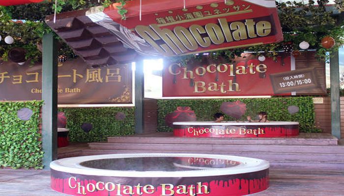 チョコレート風呂
