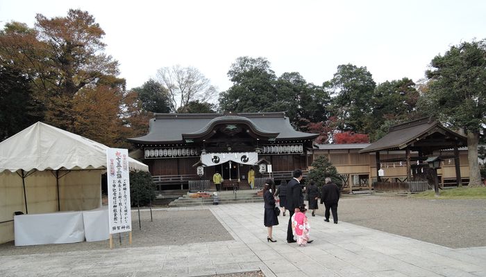 須賀神社の境内