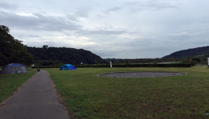 キャンプ場のフリースペース